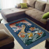 Gyarados and Magikarp Pokemon Japanese Art Rug