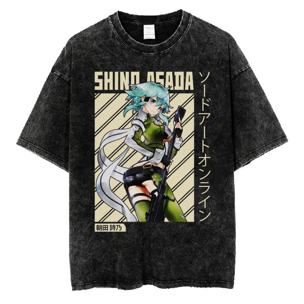 Shino Asada Sword Art Online T-shirt V3