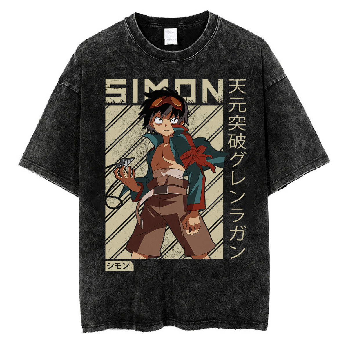 Simon Tengen Toppa Gurren Lagann T-shirt V3