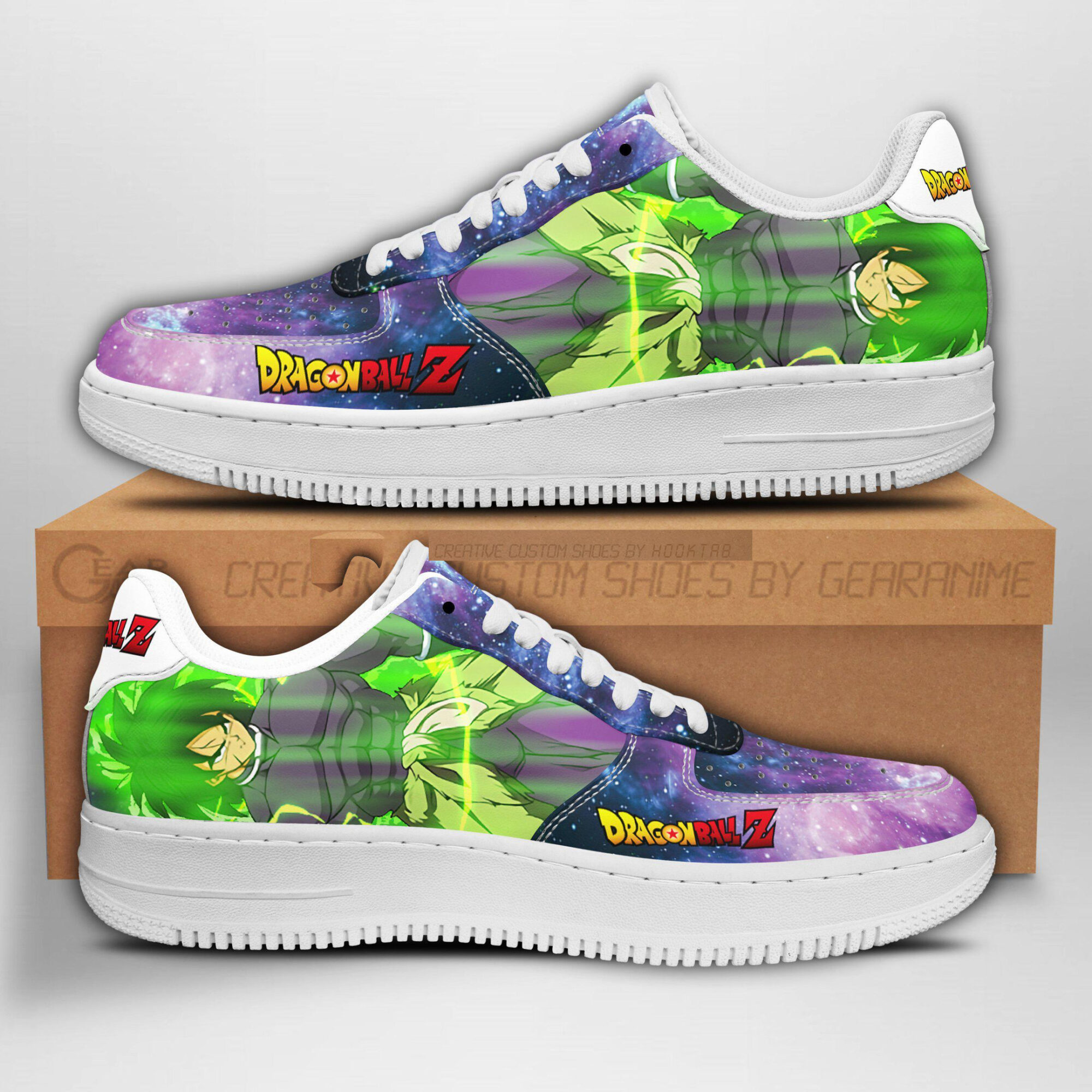 Super Broly Dragon Ball Z Air Anime Sneakers Anime Galaxy PT0420