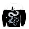 Chihiro No Face and Haku Dragon Spirited Away Sweatshirt