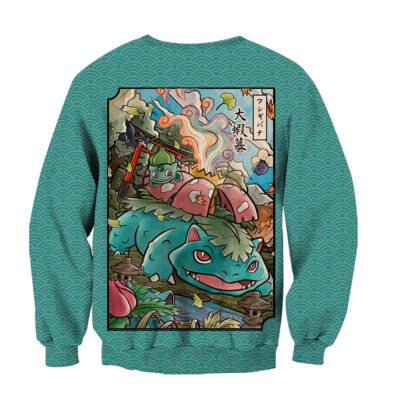 Venusaur Pokemon Japanese Art Sweatshirt