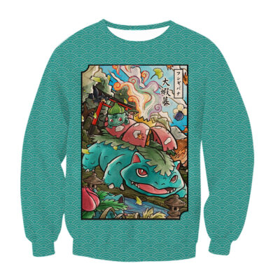 Venusaur Pokemon Japanese Art Sweatshirt