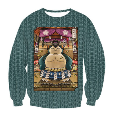 Snorlax Pokemon Japanese Art Sweatshirt