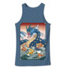 Gyarados and Magikarp Pokemon Japanese Art 3D Tank Top