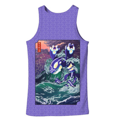 Primal Kyogre Pokemon Japanese Art 3D Tank Top