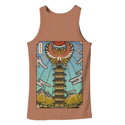 Ho-Oh Pokemon Japanese Art 3D Tank Top