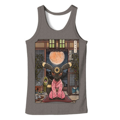 Umbreon Pokemon Japanese Art 3D Tank Top