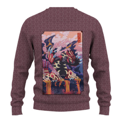 Primal Groudon Pokemon Japanese Art Ugly Christmas Sweater