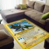 Shining Raichu Pokemon Card Pokemon Rug