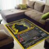 Shining Tyranitar Pokemon Card Pokemon Rug