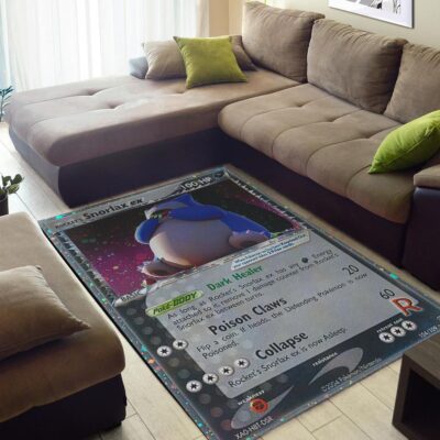 Snorlax Ex Pokemon Card Pokemon Rug