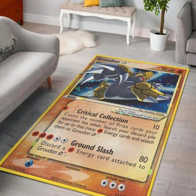 Groudon Pokemon Card Pokemon Rug