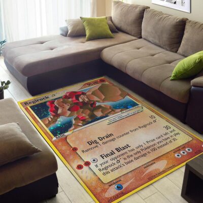 Regirock Pokemon Card Pokemon Rug