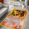 Blaine's Charizard Pokemon Card Pokemon Rug