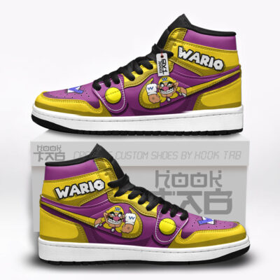 Wario J1-Sneakers Custom Shoes Super Mario