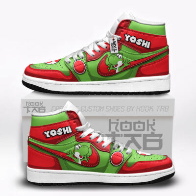 Yoshi J1-Sneakers Custom Shoes Super Mario