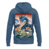 Gyarados and Magikarp Pokemon Japanese Art Zip Hoodie