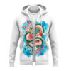 Chihiro Haku and No Face Spirited Away Zip Hoodie