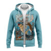 Blastoise Pokemon Japanese Art Zip Hoodie