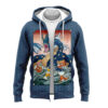 Gyarados and Magikarp Pokemon Japanese Art Zip Hoodie