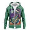 Mega Rayquaza Pokemon Japanese Art Zip Hoodie