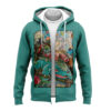 Venusaur Pokemon Japanese Art Zip Hoodie