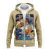 Arcanine Pokemon Japanese Art Zip Hoodie