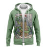 Rayquaza Pokemon Japanese Art Zip Hoodie