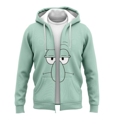 Squidward Tentacles SpongeBob SquarePants Zip Hoodie