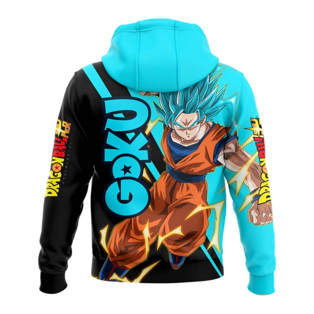 Goku Super Saiyan Blue Dragon Ball Z Hoodie