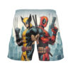 Deadpool and Wolverine Marvels Gym Shorts