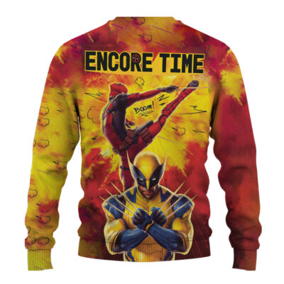 Deadpool and Wolverine Marvels Ugly Christmas Sweater