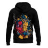 Deadpool and Wolverine Marvels Zip Hoodie