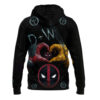 Deadpool and Wolverine Marvels Zip Hoodie