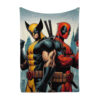 Deadpool and Wolverine Marvels Blanket