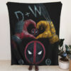 Deadpool and Wolverine Marvels Blanket