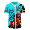 Goku Super Saiyan Blue Dragon Ball Z Baseball Jersey