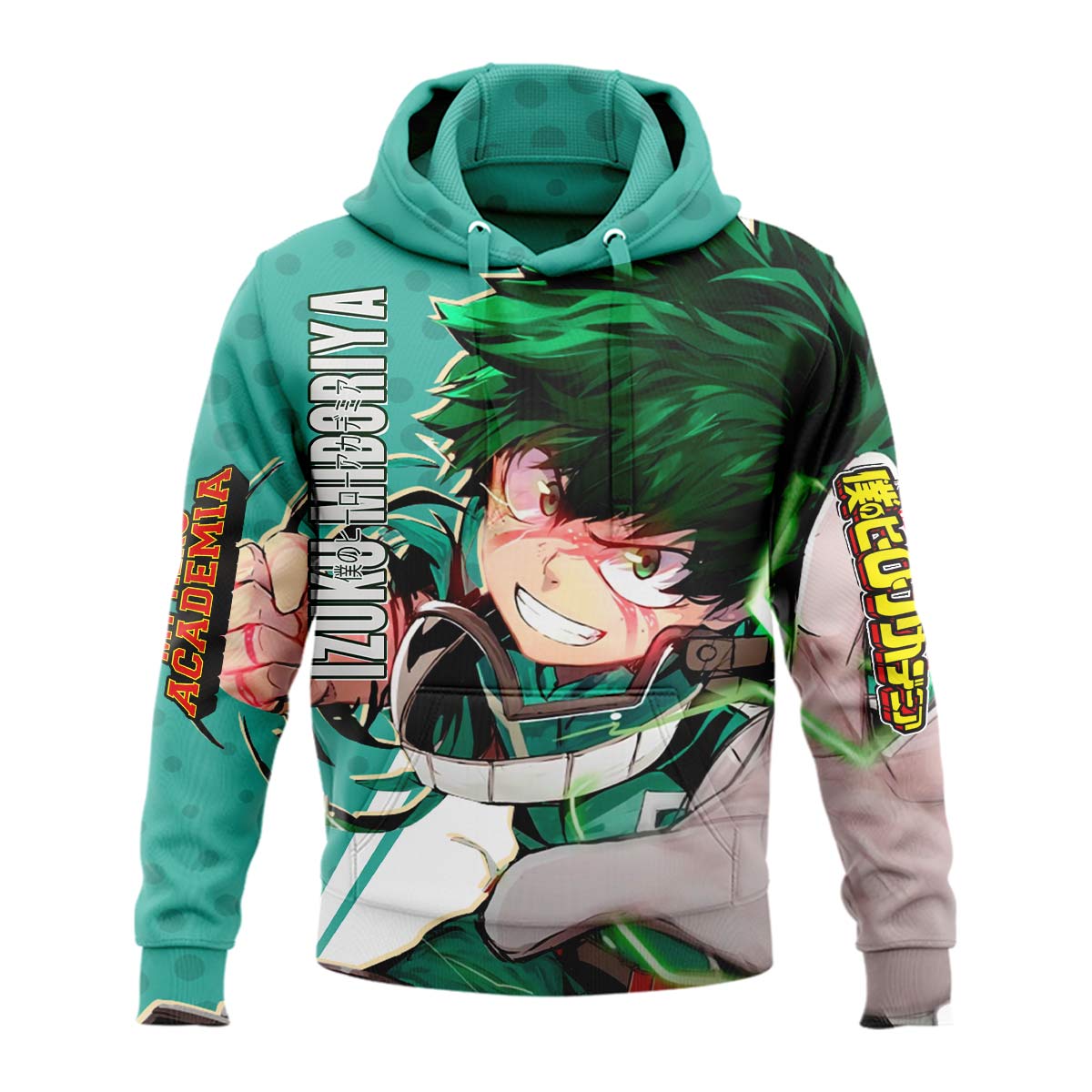 Render Deku My Hero Academia Hoodie - HookTab.com