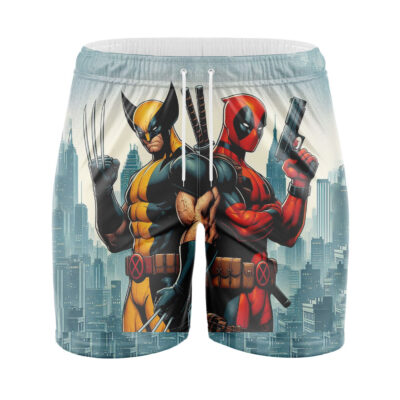 Deadpool and Wolverine Marvels Gym Shorts