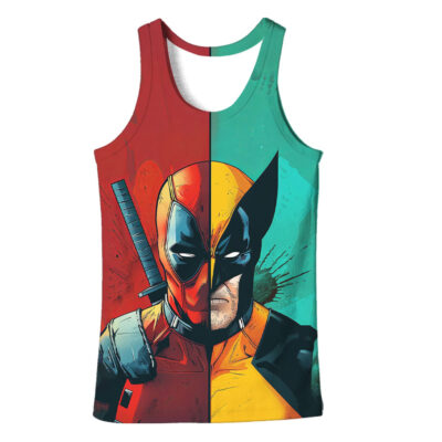 Deadpool and Wolverine Marvels 3D Tank Top