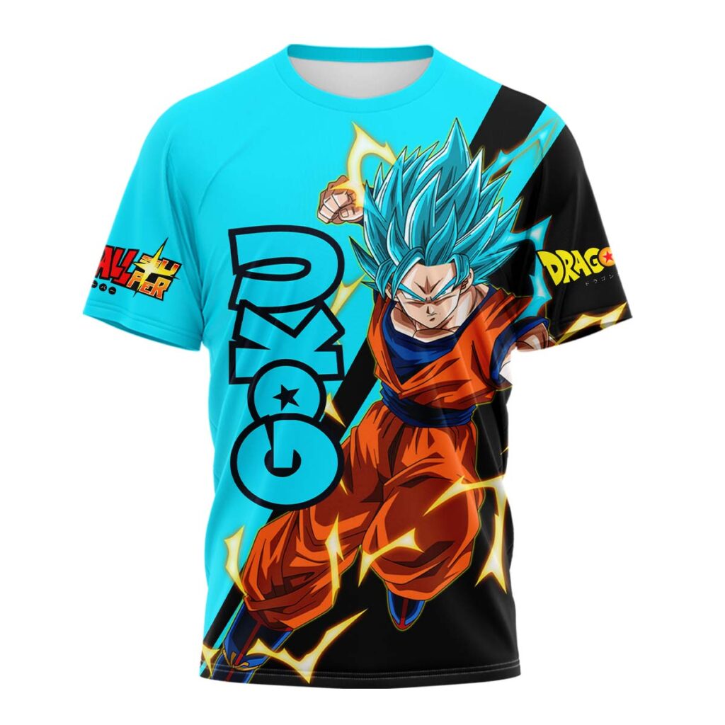 Goku Super Saiyan Blue Dragon Ball Z T-shirt