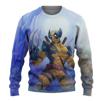 Wolverine Marvels Ugly Christmas Sweater