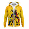 Deadpool and Wolverine Marvels Zip Hoodie