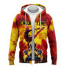 Deadpool and Wolverine Marvels Zip Hoodie