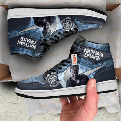 Nathan Drake J1-Sneakers Custom Games Shoes