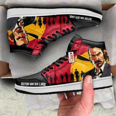 Dutch van der Linde J1 Sneakers Custom Red Dead Redemption Shoes