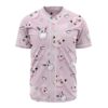 Jigglypuff line Pokemon Baseball Jersey