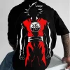 Dragon Ball Z Men's Fashion Anime Print Short Sleeve T-Shirt