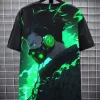 Men's Anime Print T-Shirt